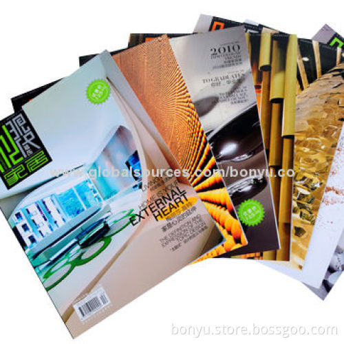 Magazine brochure printing, accepts various design and top printing quality, OEM orders welcomed
